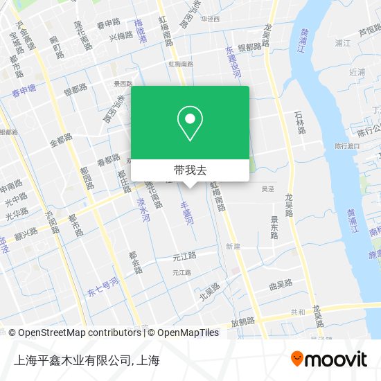 上海平鑫木业有限公司地图