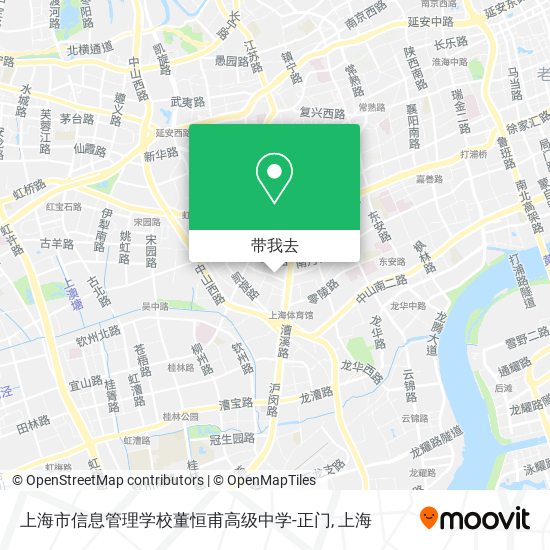 上海市信息管理学校董恒甫高级中学-正门地图