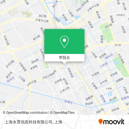 上海永育信息科技有限公司地图