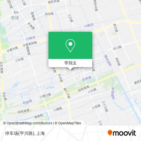 停车场(平川路)地图