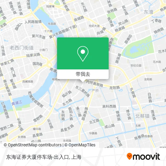 东海证券大厦停车场-出入口地图