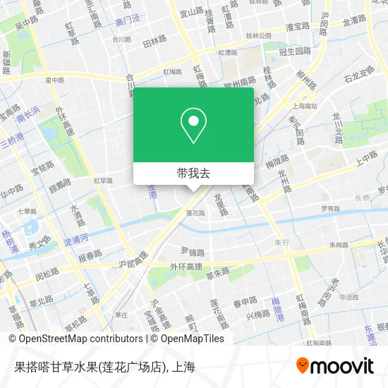 果搭嗒甘草水果(莲花广场店)地图