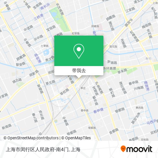 上海市闵行区人民政府-南4门地图