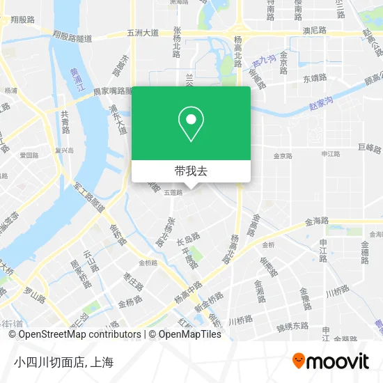 小四川切面店地图
