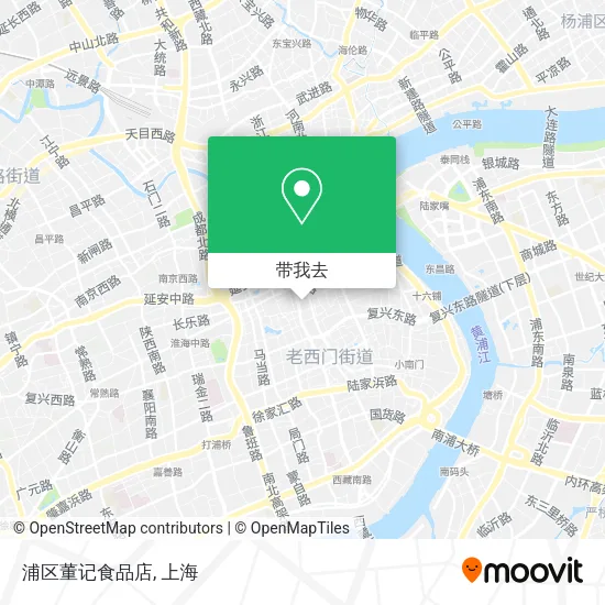 浦区董记食品店地图