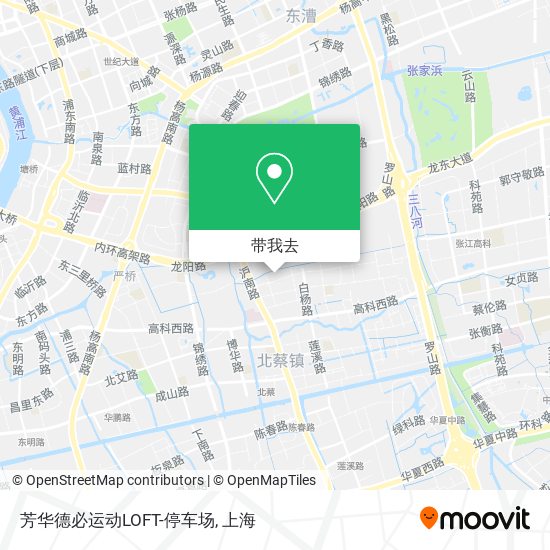 芳华德必运动LOFT-停车场地图