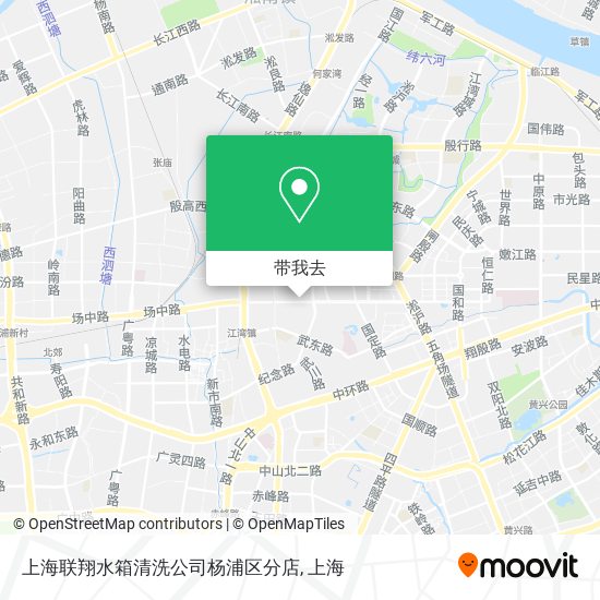 上海联翔水箱清洗公司杨浦区分店地图