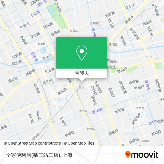 全家便利店(莘庄站二店)地图