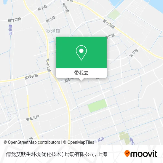 儒竞艾默生环境优化技术(上海)有限公司地图
