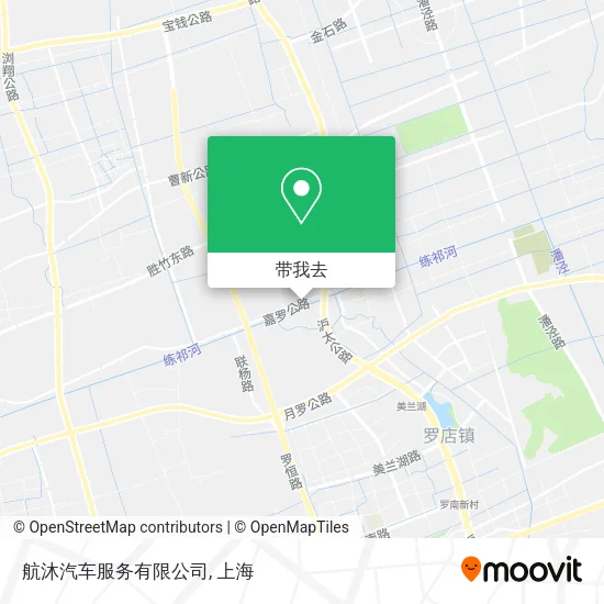 航沐汽车服务有限公司地图