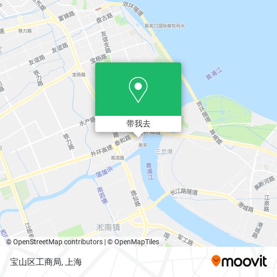 宝山区工商局地图