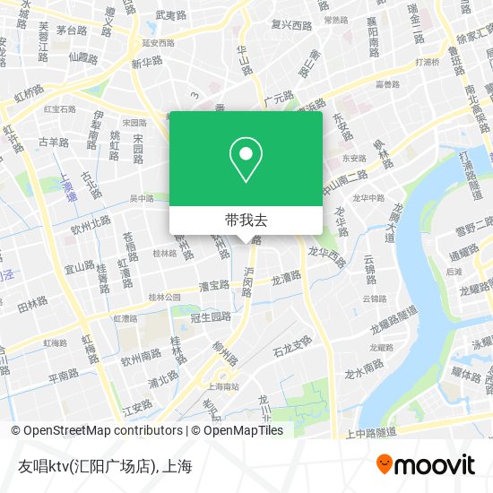 友唱ktv(汇阳广场店)地图