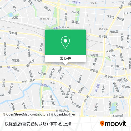 汉庭酒店(曹安轻纺城店)-停车场地图