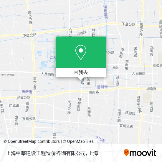 上海申莘建设工程造价咨询有限公司地图