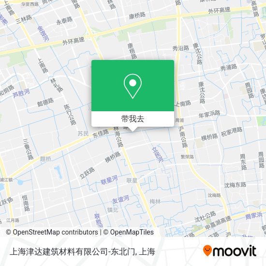 上海津达建筑材料有限公司-东北门地图