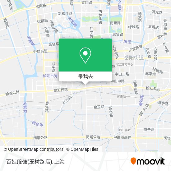 百姓服饰(玉树路店)地图