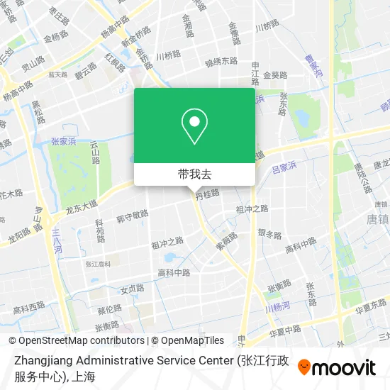 Zhangjiang Administrative Service Center (张江行政服务中心)地图