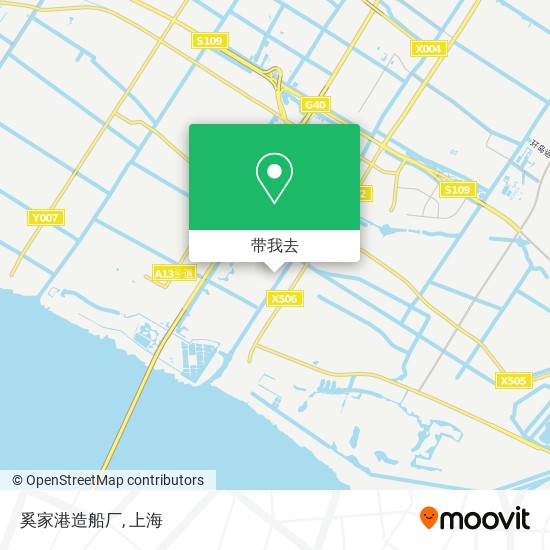奚家港造船厂地图
