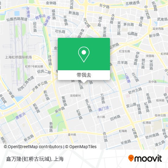 鑫万隆(虹桥古玩城)地图