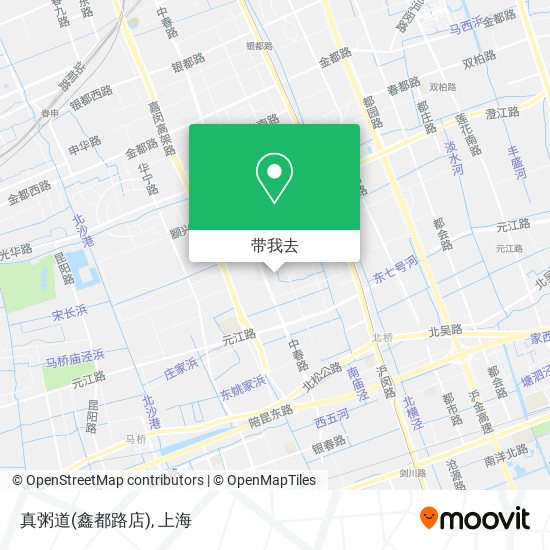 真粥道(鑫都路店)地图