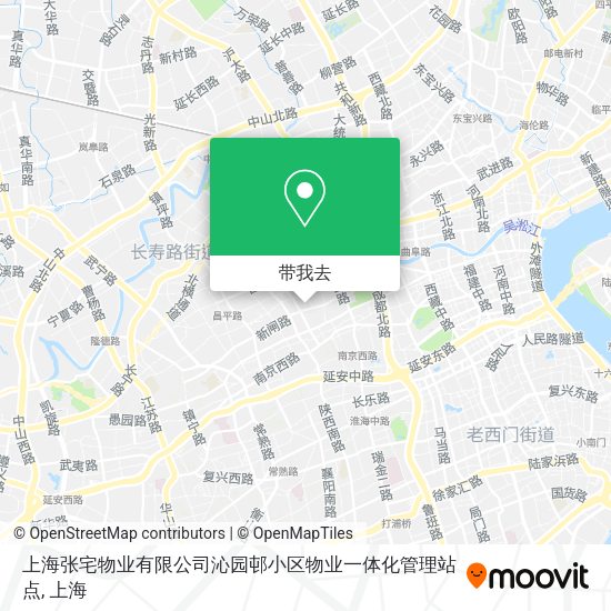 上海张宅物业有限公司沁园邨小区物业一体化管理站点地图