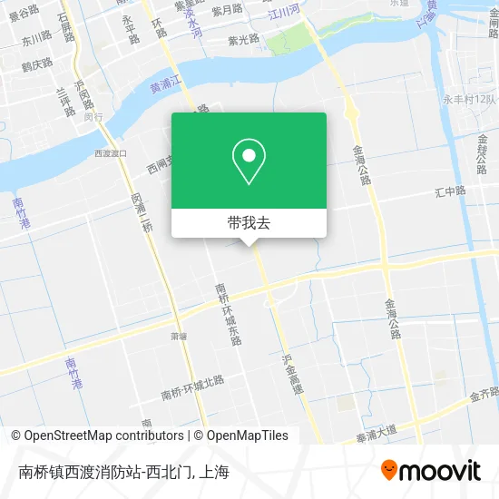 南桥镇西渡消防站-西北门地图