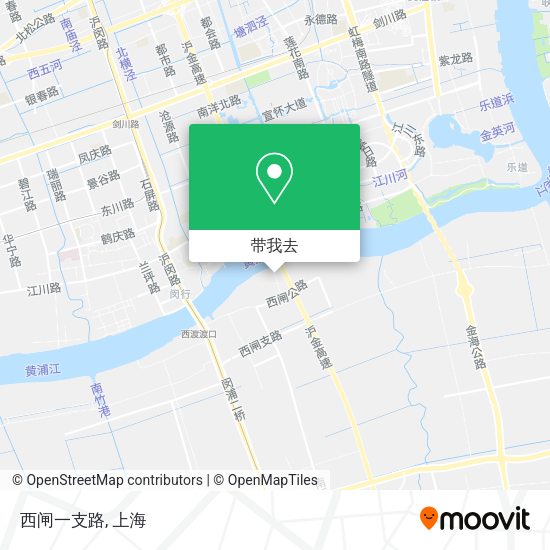 西闸一支路地图