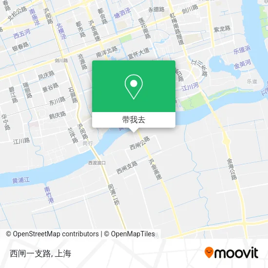 西闸一支路地图