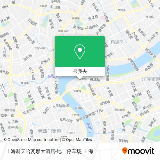 上海新天哈瓦那大酒店-地上停车场地图