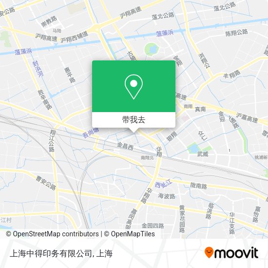 上海中得印务有限公司地图