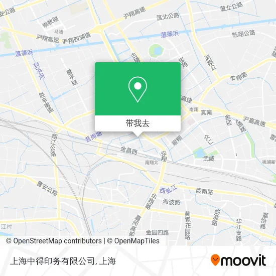 上海中得印务有限公司地图
