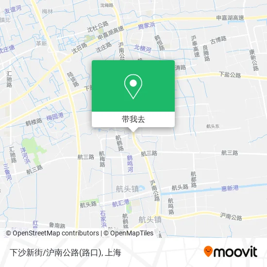 下沙新街/沪南公路(路口)地图