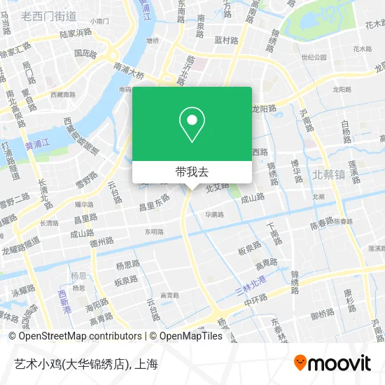 艺术小鸡(大华锦绣店)地图