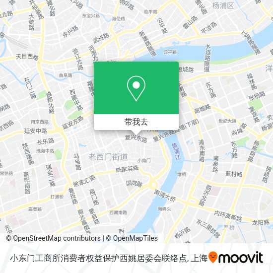 小东门工商所消费者权益保护西姚居委会联络点地图