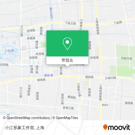 小江形象工作室地图
