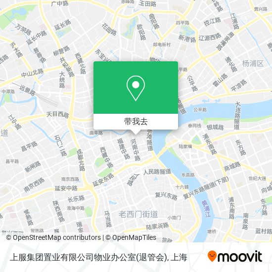 上服集团置业有限公司物业办公室(退管会)地图