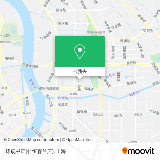 珺砚书画(仁恒森兰店)地图