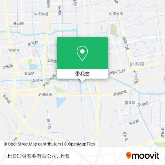 上海仁明实业有限公司地图