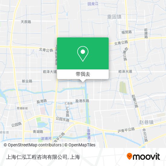 上海仁泓工程咨询有限公司地图