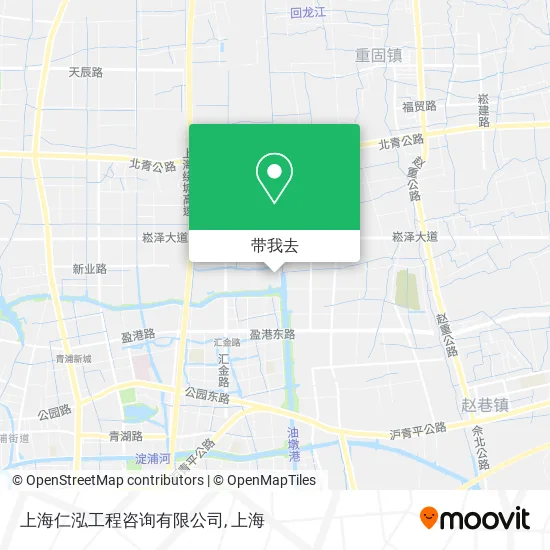 上海仁泓工程咨询有限公司地图