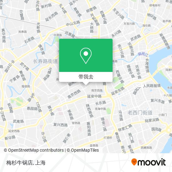 梅杉牛锅店地图