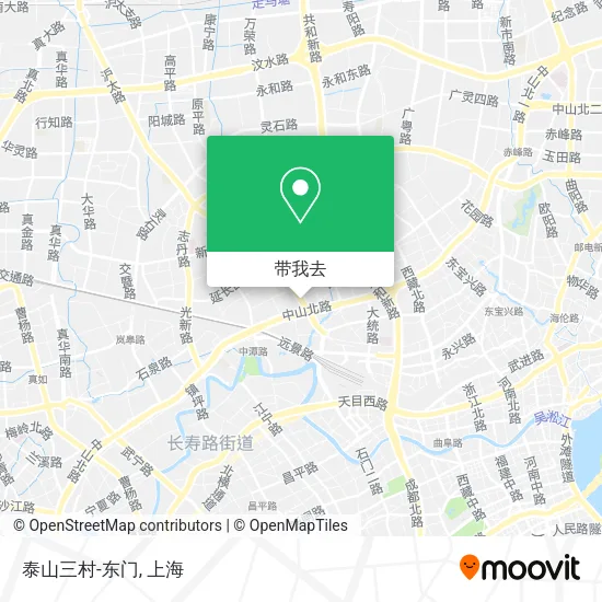 泰山三村-东门地图