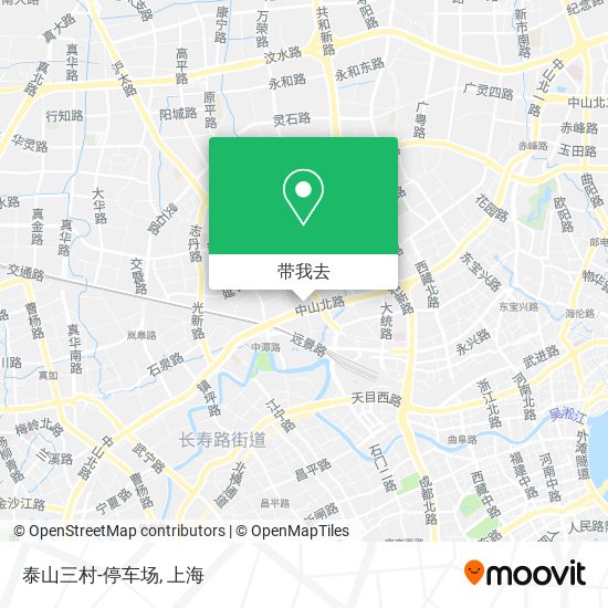 泰山三村-停车场地图