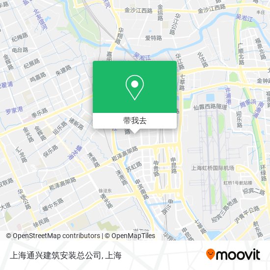 上海通兴建筑安装总公司地图