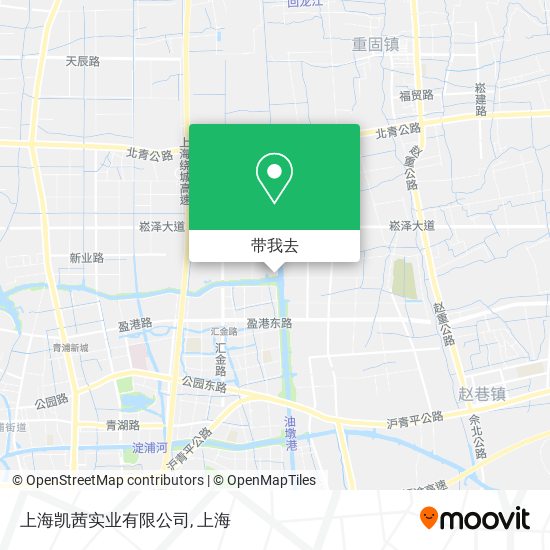 上海凯茜实业有限公司地图