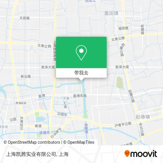 上海凯茜实业有限公司地图