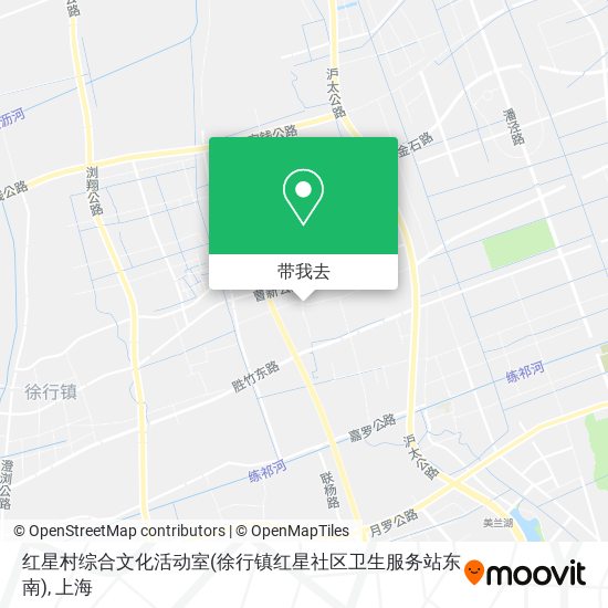 红星村综合文化活动室(徐行镇红星社区卫生服务站东南)地图