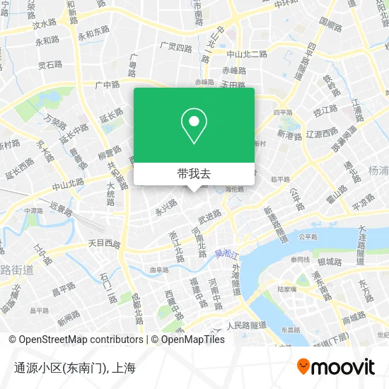 通源小区(东南门)地图