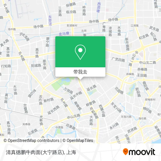 清真德鹏牛肉面(大宁路店)地图