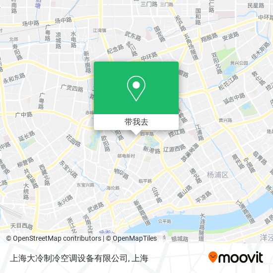 上海大冷制冷空调设备有限公司地图